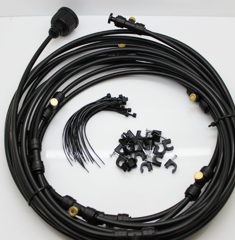 Frendorf | Bewässerungssystem für den Garten – Tropfbewässerung Kit mit Einstellbarem Sprühkopf und Zubehör