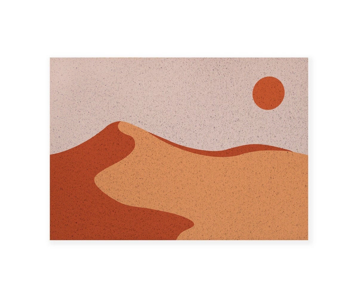Desert und Moon PVC Eingangsmatte