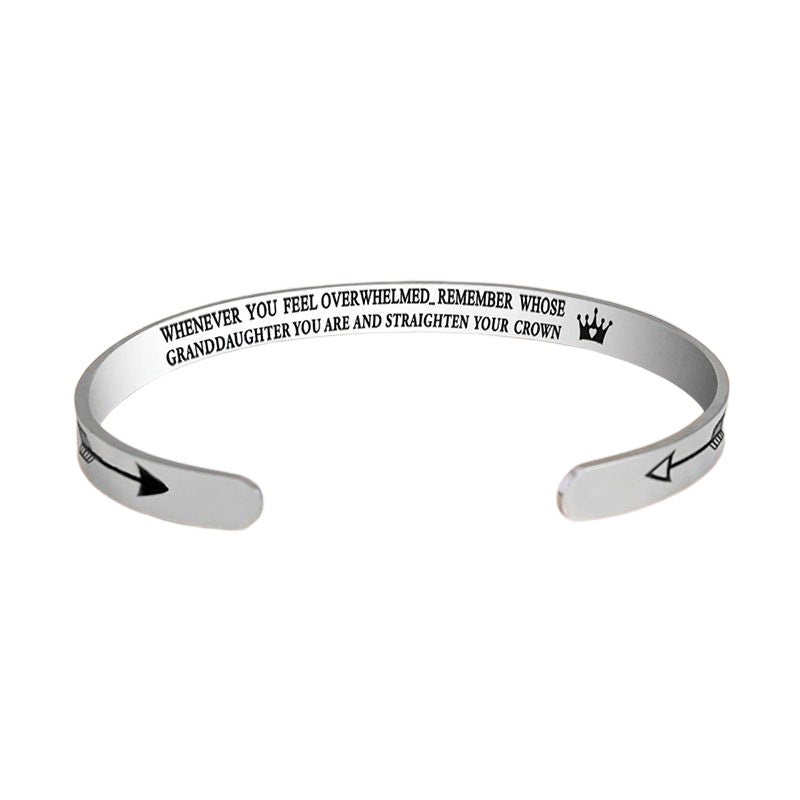 Frendorf | Für Tochter/Enkelin/Sohn - Immer wenn du überwältigt bist...Krone Armband
