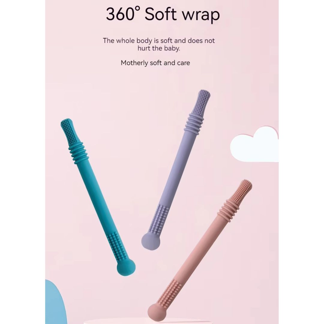 Frendorf | Beißröhrchen für Babys – Wiederverwendbar Silikon Zahnungshilf