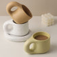 Nordic Minimalist Süße Dicke Tasse