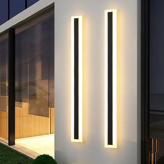 Frendorf | LumiBar Minimalist LED Außenwandleuchte | Wasserdicht | Langlebig | Moderne Lichttechnik | Outdoor Dekolampe für Garten und Terrasse