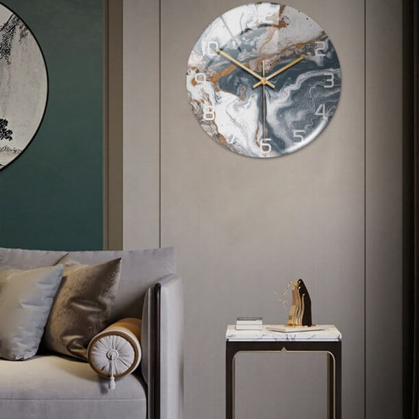 Frendorf | LuxClock - Rundes Luxus-Wanduhr