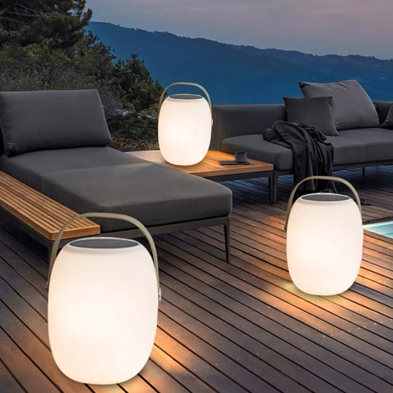 Frendorf | SunBasket Tragbare Solar LED Laterne | Wasserdichte Outdoor-Deko | Solarlicht für Garten & Terrasse
