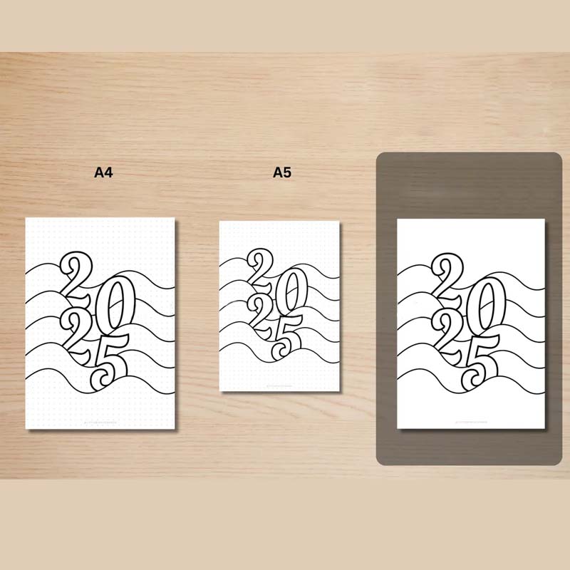 Frendorf | 2025 JOURNAL BUNDLE - DRUCKBARE Journalseiten