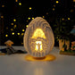 Frendorf | Oster 3D Papier Schreibtischlampe mit leuchtendem Sockel