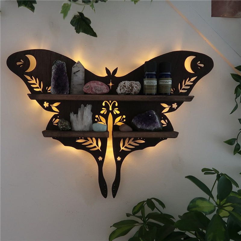 Frendorf | Luna Moth Lampe Kristallregale
