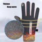 Wasserdichter, rutschfester und kältebeständiger Finger-Touchscreen-Handschuh