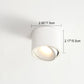 Origo Minimalistische LED Deckenleuchte - Verstellbarer Rund Einbaulampe