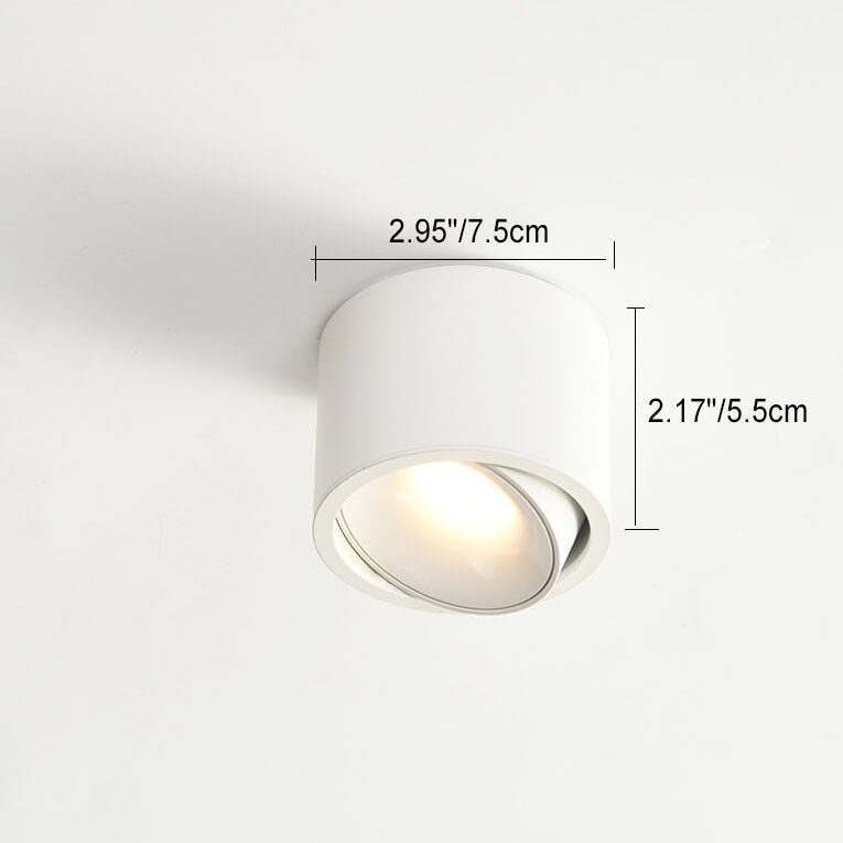 Origo Minimalistische LED Deckenleuchte - Verstellbarer Rund Einbaulampe