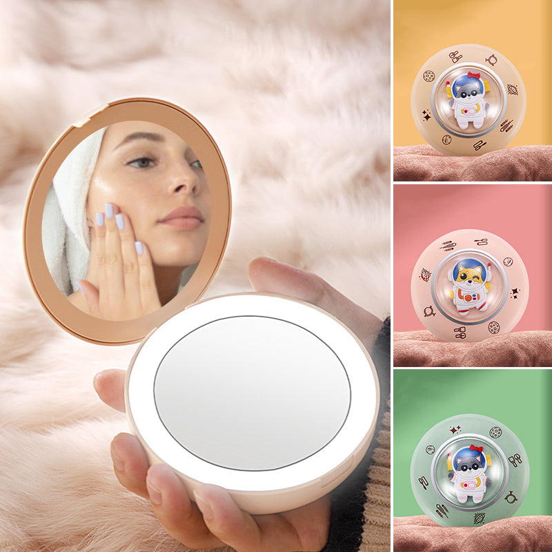 Frendorf | Cartoon süß Haustier Heizung Makeup Spiegel