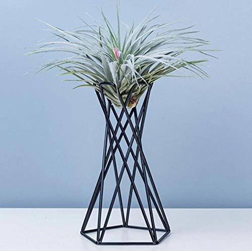 Frendorf | GeoTwist Metall Air Pflanzenhalter | Modernes Design | Geometrische Deko