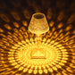 Kristalltischlampe