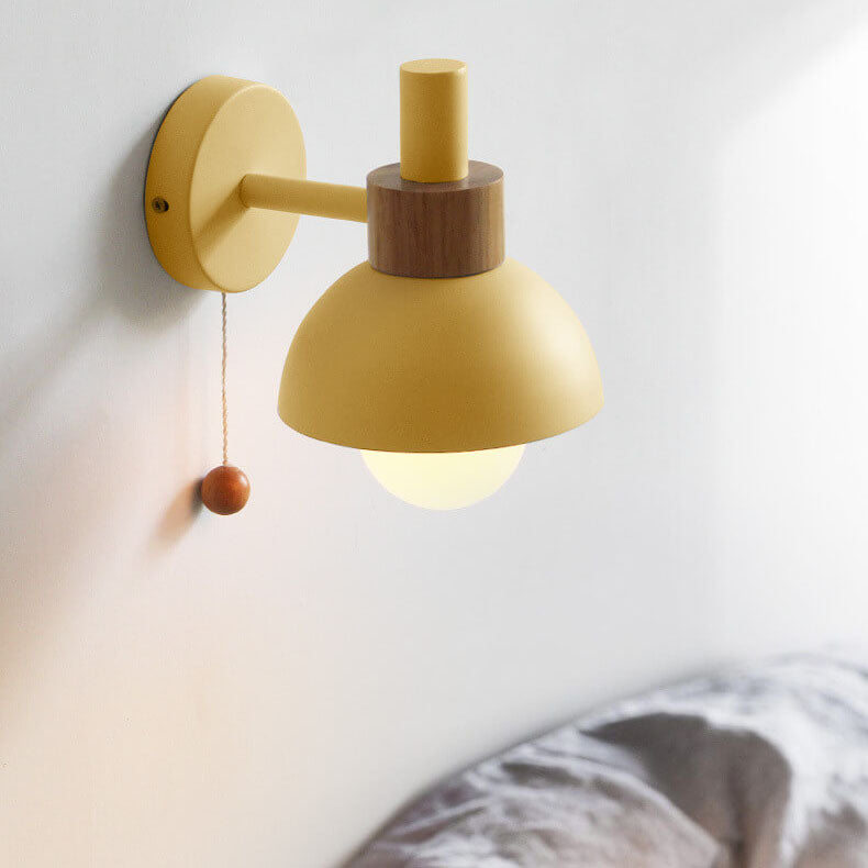 Frendorf | MacaroonGlow Nordic Wandlampe | Farbiges Kugeldesign | Einflammige LED-Wandleuchte für Wohnräume