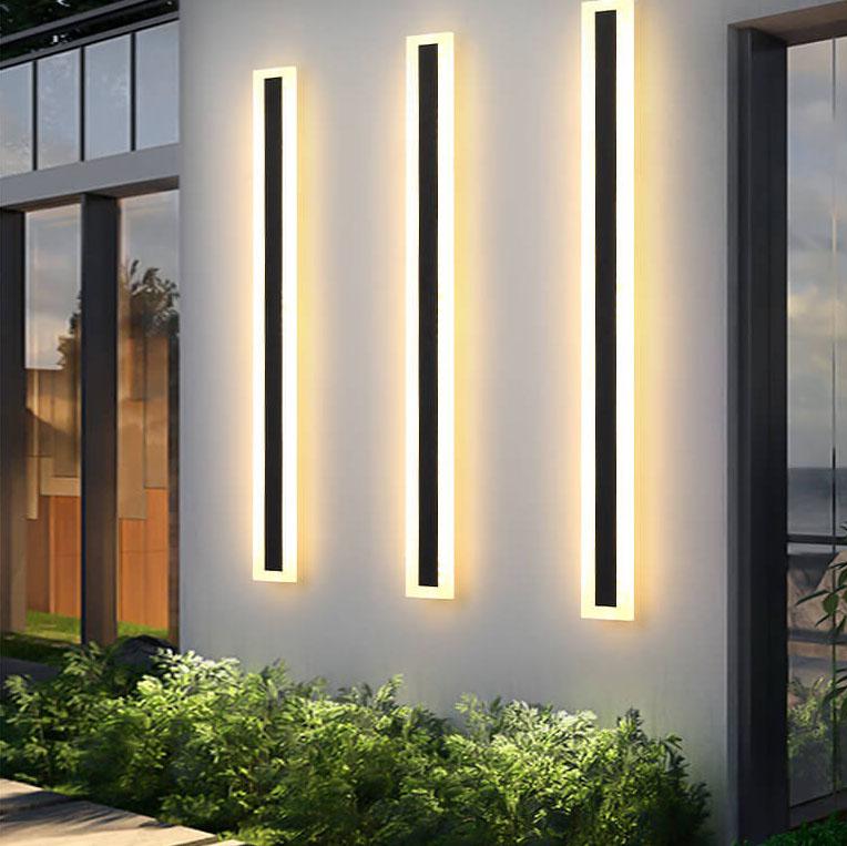 Frendorf | LumiBar Minimalist LED Außenwandleuchte | Wasserdicht | Langlebig | Moderne Lichttechnik | Outdoor Dekolampe für Garten und Terrasse