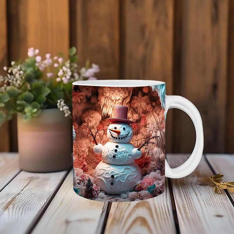 Frendorf | 3D Weihnachts-Schneemann Becher