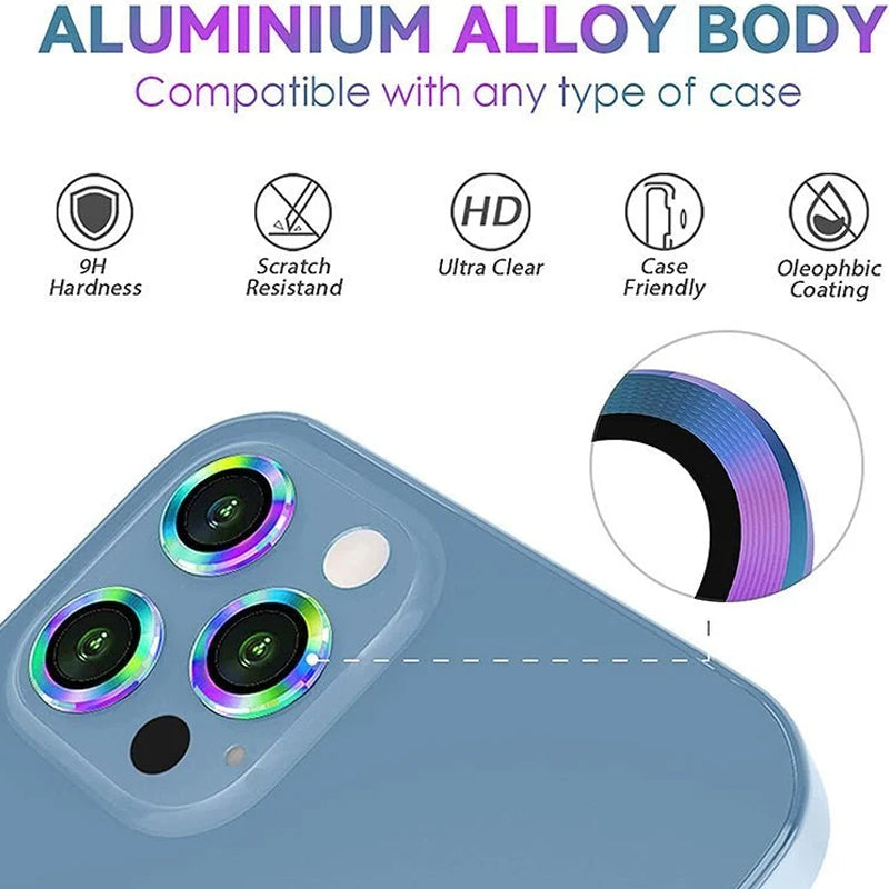 Frendorf | Bunter Saphir-Objektivschutz für iPhone