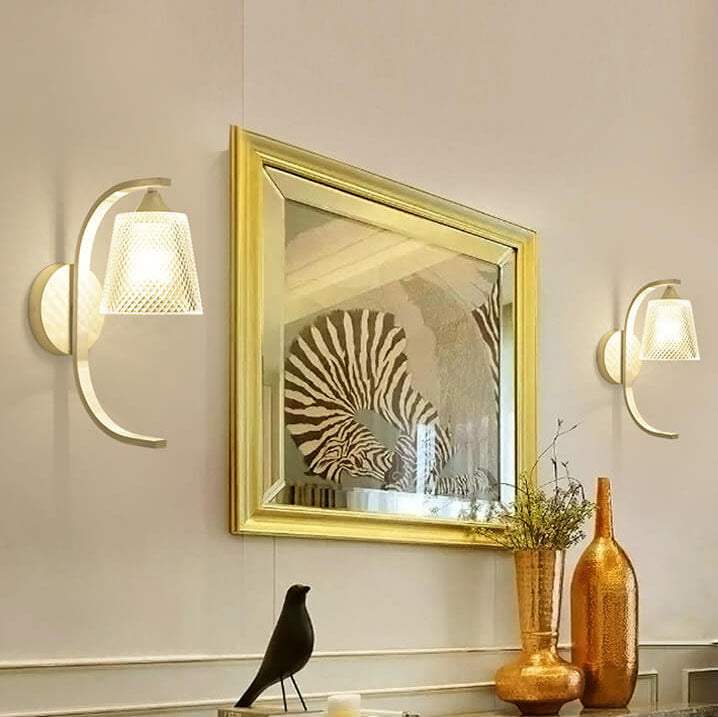 Frendorf | Avioria Wandlampe mit Glasschirm & Deko-Vogel | Modernes Design | Stimmungsvolles Licht für Zuhause