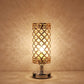 Frendorf | LustraTouch Tischlampe | Zylindrischer Metallschirm | USB-Ladefunktion & Touch-Schalter | Moderne 1-Licht LED Leuchte