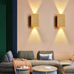 Frendorf | ZenLuxe Nordic Design LED Wandleuchte | Modernes Aluminium | Flaches Panel | Energiesparend | Dekolampe für Wohnzimmer &amp; Büro