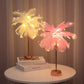Kreative Baum feder tischlampe