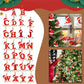 Frendorf | Personalisierte Weihnachts 24 Buchstaben Ornamente
