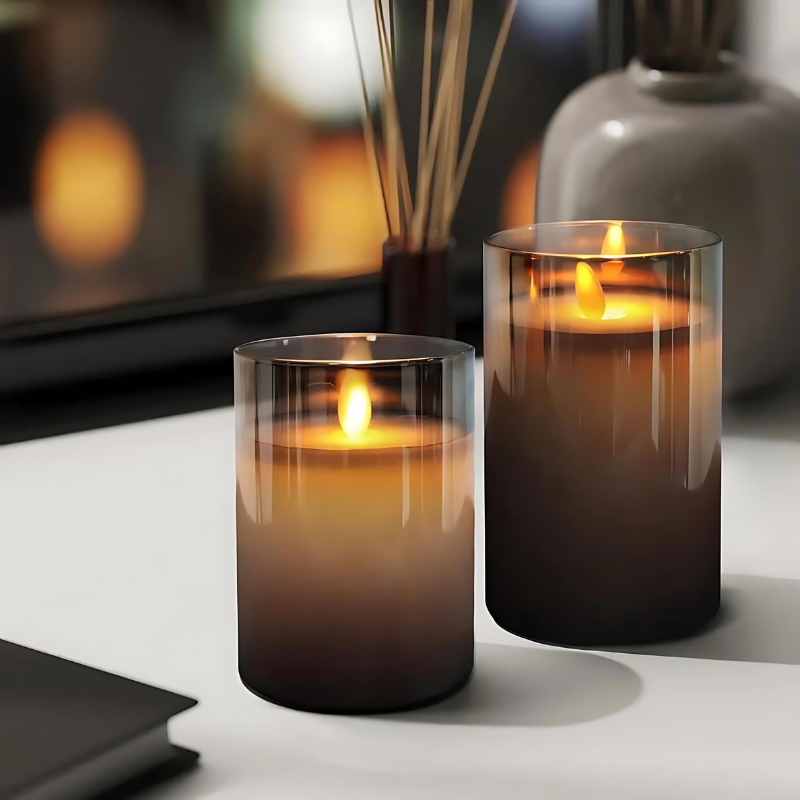 Frendorf | Elektrische Kerzen | 3 einstellbare LED-Lichter
