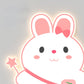 Kreative Cartoon-Hase-Einhorn-Kinder-LED-Wandlampe