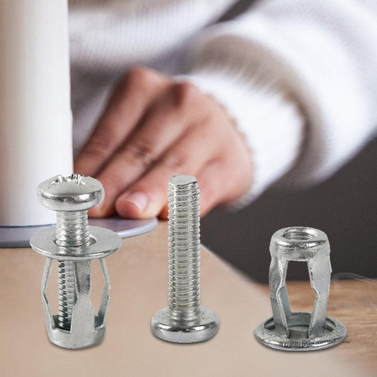 Frendorf | 20 Stück Jack Nuts Auto Metall Schraubblütenmutter mit Schraube