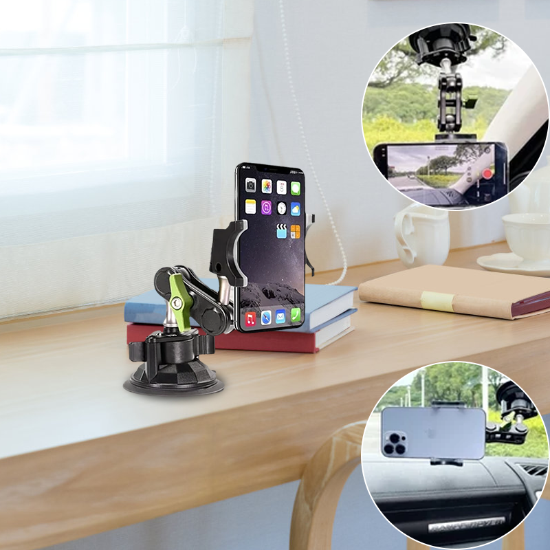 Frendorf | Auto Saugnapf Handyhalter mit universellem Kugelkopfarm