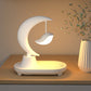 Frendorf | LunaSound Bluetooth Lautsprecher & Nachttischlampe | Kabellos | Moon-Shaped LED Tischlampe | Stilvolle Deko für Zuhause