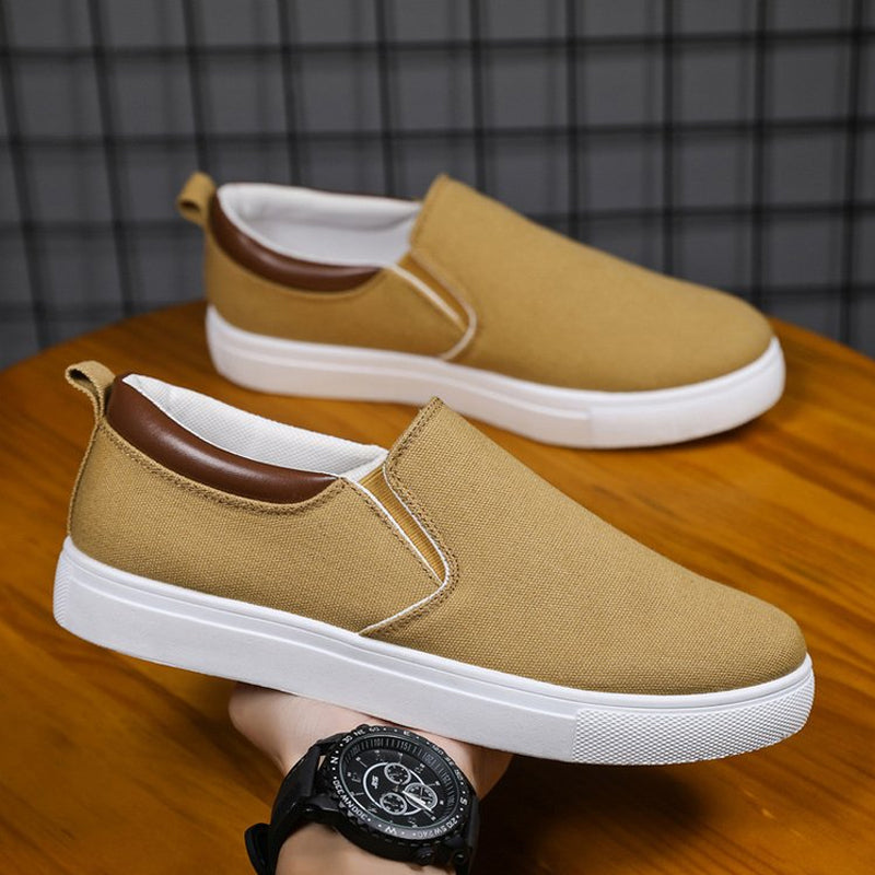Slip-On-Schuhe aus Segeltuch für Herren