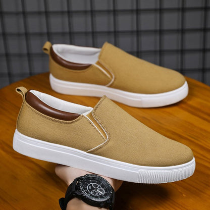 Slip-On-Schuhe aus Segeltuch für Herren