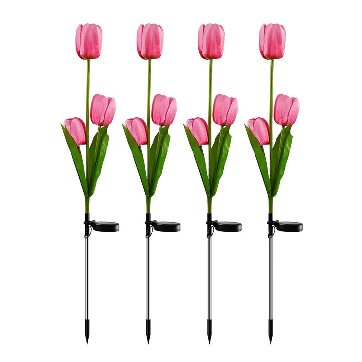 Solar Tulpe Rasenlicht Außen Garten LED Tulpe Blumenlicht Bodenstecker Landschaftslicht