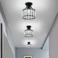 Frendorf | LustraVive Kristall-Deckenleuchte | Modernes Kuppeldesign | 1-Licht Semi-Flush Mount | Zeitlose Eleganz für Ihr Zuhause