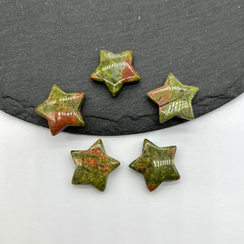 Frendorf | 24 Stück Valentinstagskarten mit sternförmigen Kristallen