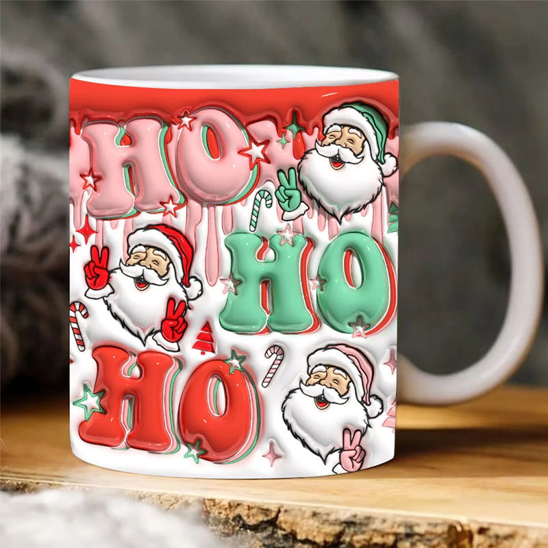 Frendorf | 3D Weihnachts-Gingerman Keramik Kaffeetasse
