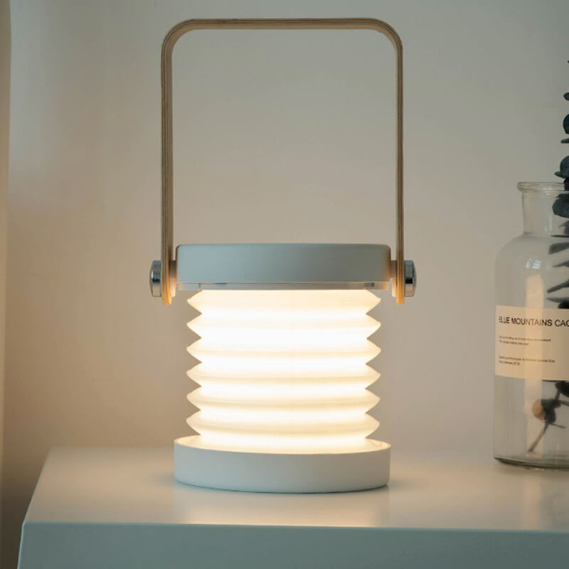 Laterne Lampe Nachtlicht Kreative faltbare tragbare LED Tischlampe