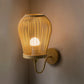 Frendorf | BambuLux Handgewebte Wandlampe | Moderner Bambus-Lampenschirm | 1-flammig | Umweltfreundliche Beleuchtung