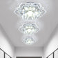 Frendorf | GlowPetal LED Kristall Deckenleuchte | Blumenförmig | Modernes Design | Energiesparend | Dekorative Beleuchtung