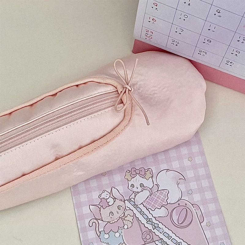 Frendorf | Personalisierte pinke Ballettschuh-Stil Make-up-Tasche