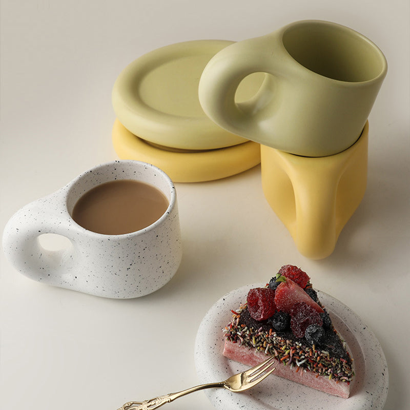 Nordic Minimalist Süße Dicke Tasse