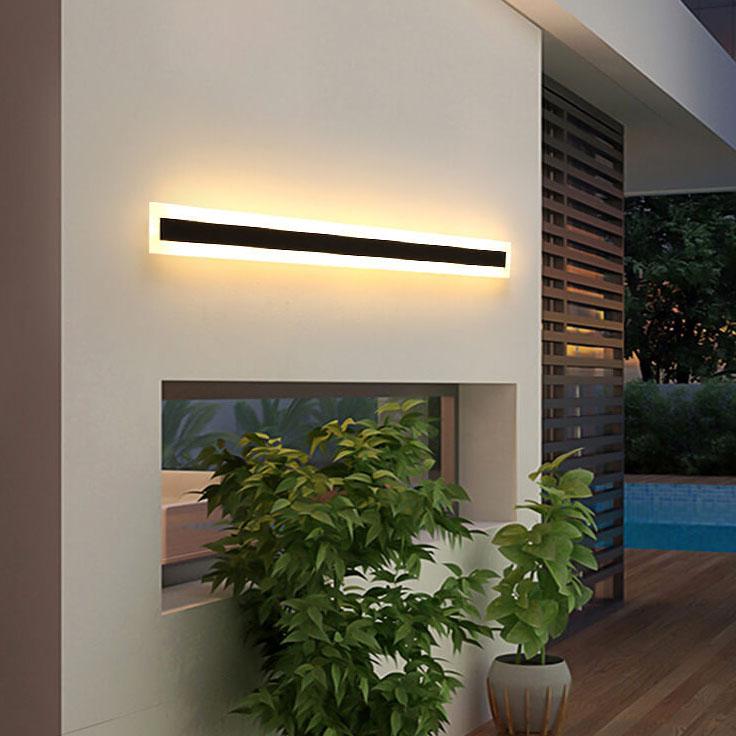 Frendorf | LumiBar Minimalist LED Außenwandleuchte | Wasserdicht | Langlebig | Moderne Lichttechnik | Outdoor Dekolampe für Garten und Terrasse