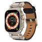 Frendorf | Neues Titan-Metallkopf-Lederarmband für die Apple Watch