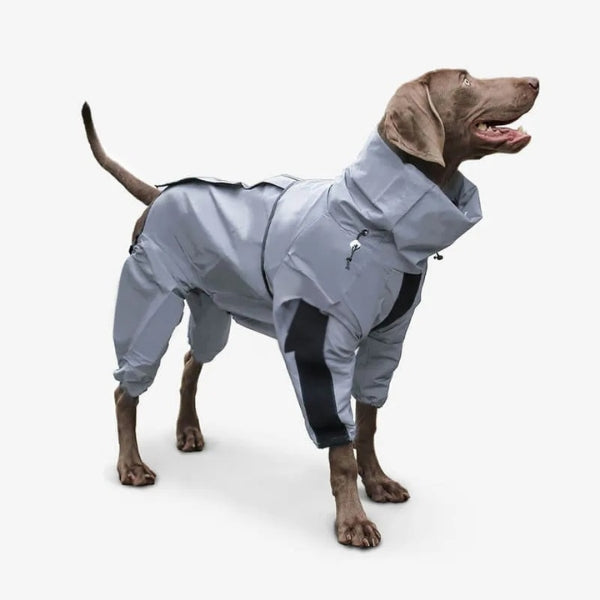 Frendorf | Hunderegenmantel mit Beinen - Wasserdichte Hundejacke für kleine und große Rassen | UK Gemütliche Winterbekleidung