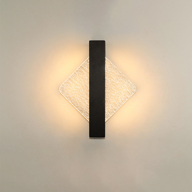 Kreative Acryl Riss Design LED Wandleuchte Lampe