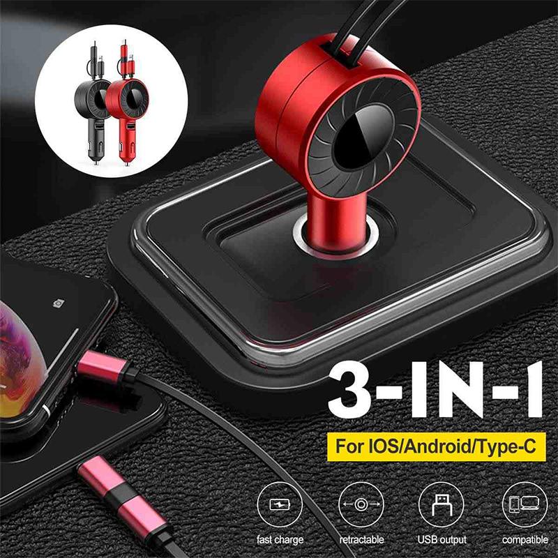 Frendorf | 3-IN-1 Teleskopisches Handyladegerät