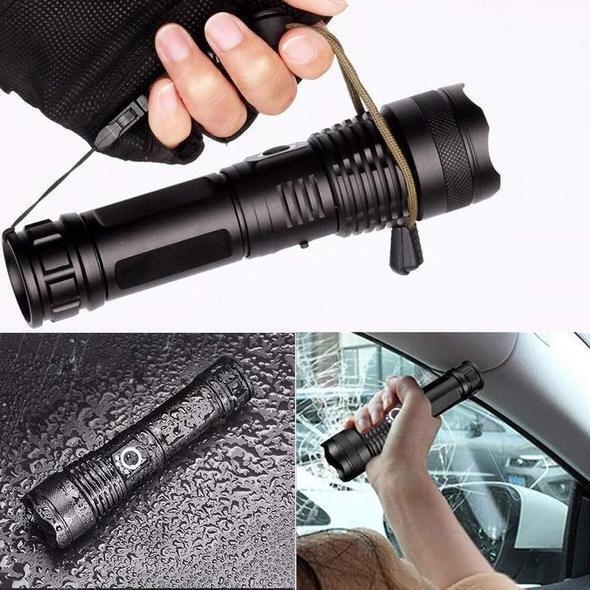 Frendorf | 30000-5000 Lumen Hochleistungs-LED-Taschenlampe, wasserdicht
