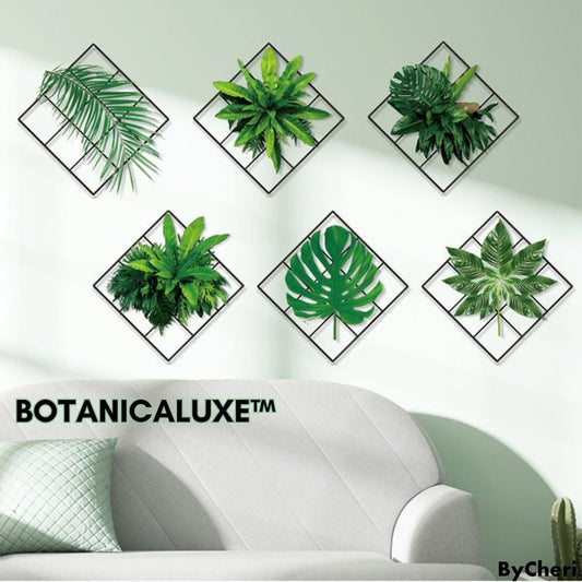 Frendorf | BotanicaLuxe - 3D Grüne Pflanze Wandaufkleber
