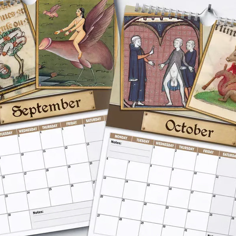 Medieval Dick Pics 2025 Kalender